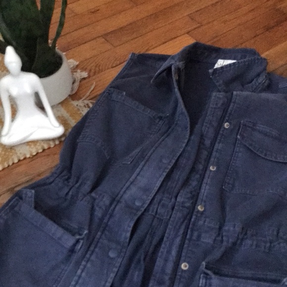 American Eagle Offline by Aerie Blue Utility Vest NWOT - Picture 2 of 5